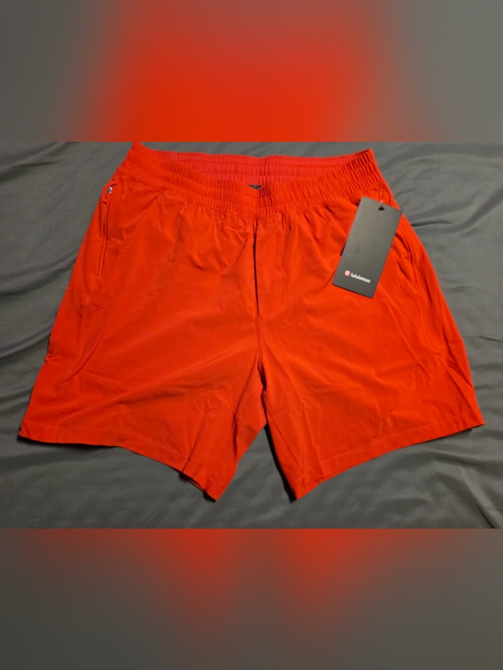 lululemon Pace Breaker Short 7" Size M Cherry Ember New